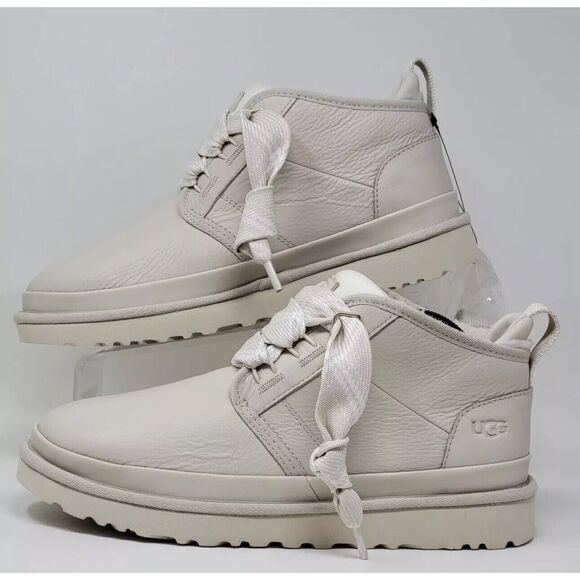 UGG NEUMEL FT SEA SALT LEATHER/ WOOL CHUKKA ANKLE BOOTS MEN'S SIZE US 13 NEW - Picture 2 of 5